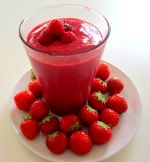 Frambozen-aardbeiensmoothie