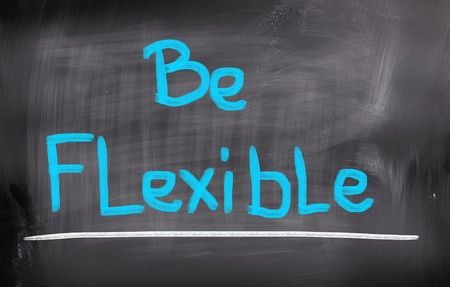 Wees flexibel